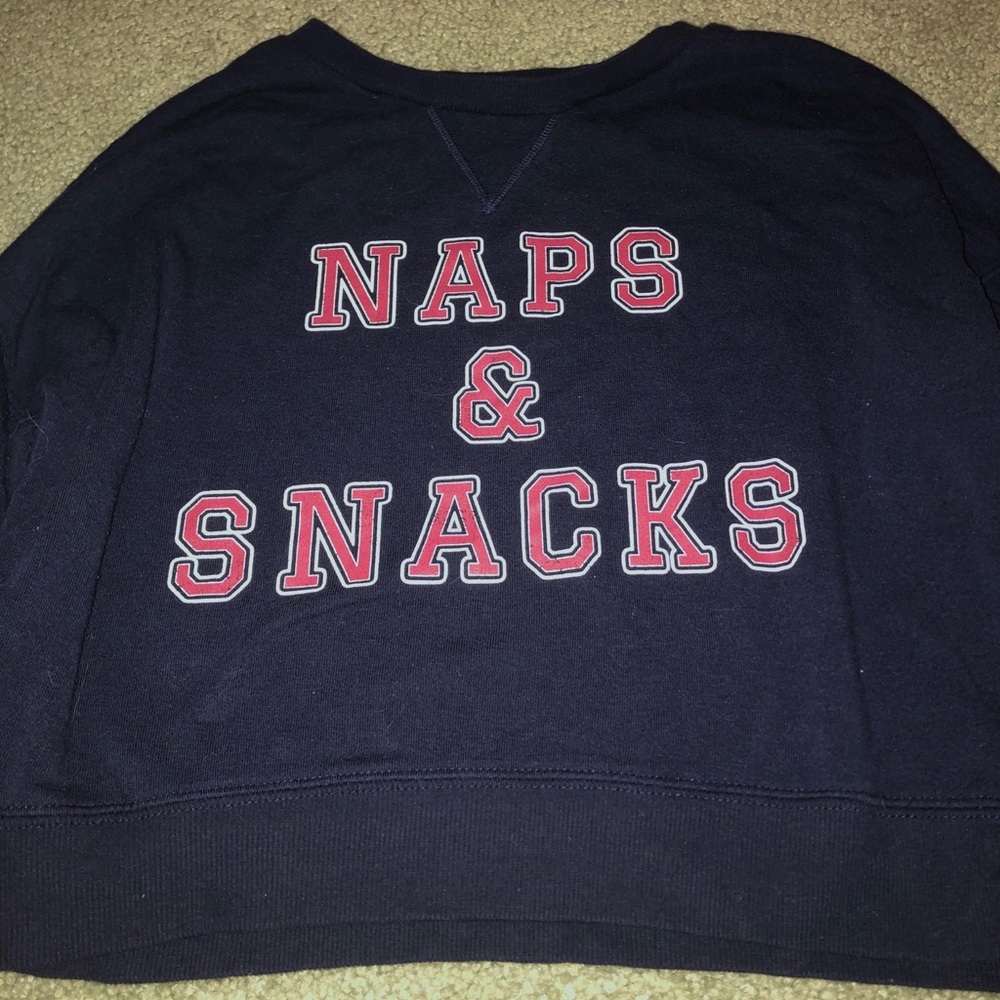 naps and snacks graphic sweater 😴😋